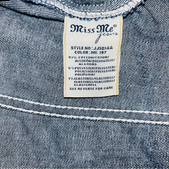 Miss Me Jeans Jacket NWT. - Picture 7 of 9